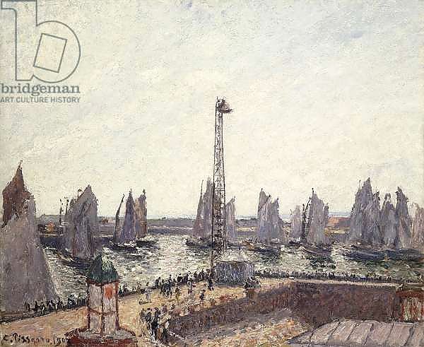 Outer Harbour and Cranes, Le Havre; Avant-port et Anse des Pilotes, Le Havre, 1903