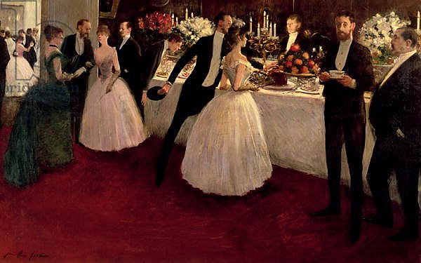 The Buffet, 1884
