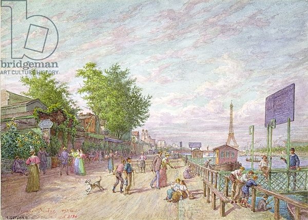 Quai du Point du Jour, Boulogne Billancourt, 1897