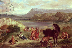 Постер Делакруа Эжен (Eugene Delacroix) Ovid among the Scythians, 1859 Постер Делакруа Эжен (Eugene Delacroix) Ovid among the Scythians, 1859