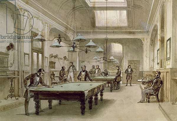 A Billiard Room, 1861