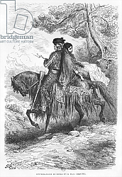 Постер Доре Гюстав Spanish Contrabandista of Ronda and his Maja, engraved by Felix Jean Gauchard Постер Доре Гюстав Spanish Contrabandista of Ronda and his Maja, engraved by Felix Jean Gauchard
