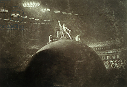 Постер Мартин Джон Satan presiding at the Infernal Council, 1824 Постер Мартин Джон Satan presiding at the Infernal Council, 1824