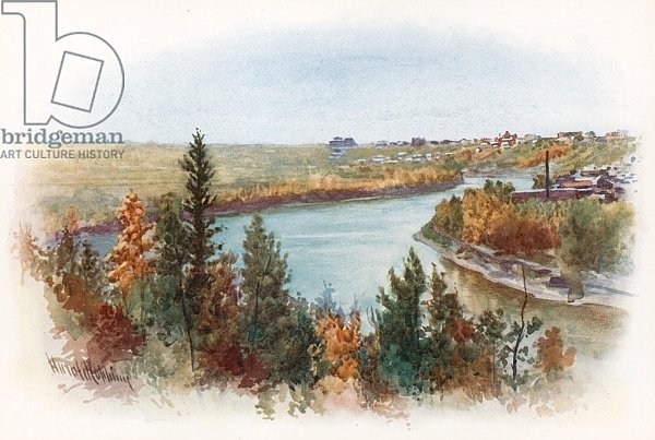 The Saskatchewan river at Edmonton