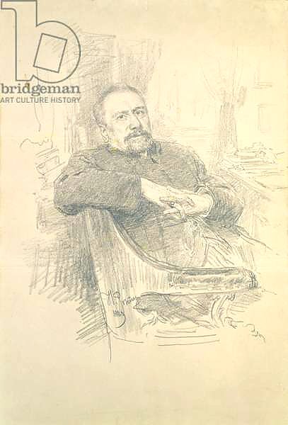 Portrait of Nikolaj Leskov, 1889 1