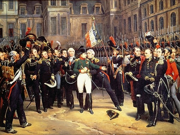 Les Adieux de Fontainebleau, 20th April 1814