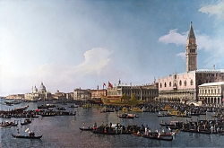 Постер Каналетто (Giovanni Antonio Canal) Венеция - Акватория Сан Марко в День Вознесения Постер Каналетто (Giovanni Antonio Canal) Венеция - Акватория Сан Марко в День Вознесения
