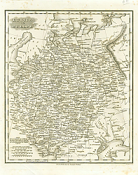 Постер Карта: Россия в Европе, 1799г.