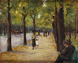 Постер Либерман Макс In the Tiergarten, Berlin, c.1920 Постер Либерман Макс In the Tiergarten, Berlin, c.1920