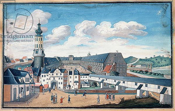 View of Weimar with the Castle of Wilhelmsburg