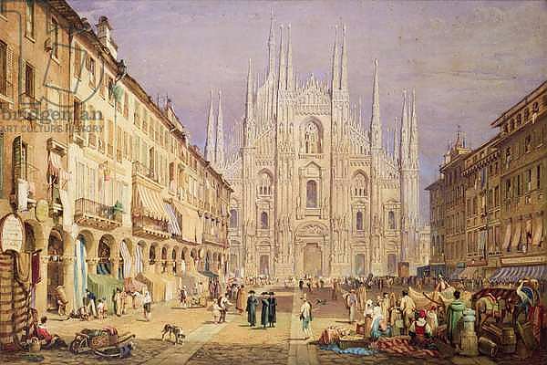 Milan, the Cathedral Square