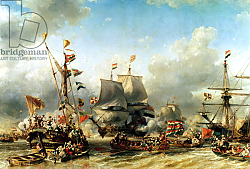 Постер Изабе Луи The Embarkation of Ruyter and William de Witt in 1667, 1850-51 Постер Изабе Луи The Embarkation of Ruyter and William de Witt in 1667, 1850-51