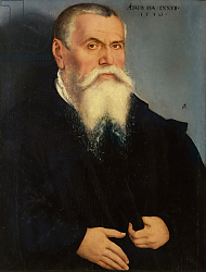 Постер Кранах Лукас Portrait of Lucas Cranach the Elder 1550 Постер Кранах Лукас Portrait of Lucas Cranach the Elder 1550