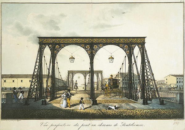 Вид Пантелеймоновского моста через Фонтанку