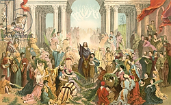 Постер Доре Гюстав Jesus entering Jerusalem Постер Доре Гюстав Jesus entering Jerusalem