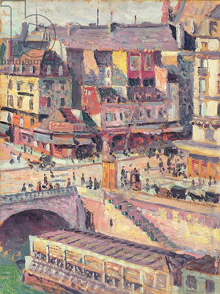 The Pont Saint-Michel and the Quai des Orfevres, Paris, c.1900-03