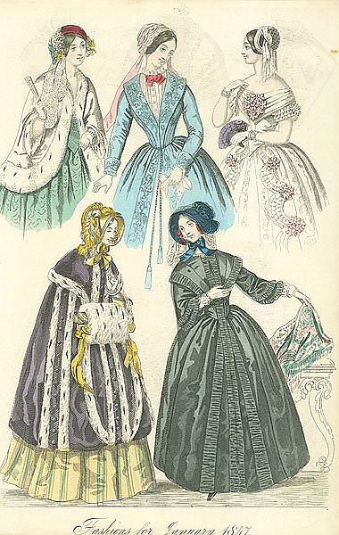 Fashions for January 1847 1