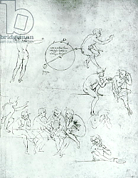 Постер Леонардо да Винчи (Leonardo da Vinci) Study of figures for 'The Adoration of the Magi' Постер Леонардо да Винчи (Leonardo da Vinci) Study of figures for 'The Adoration of the Magi'