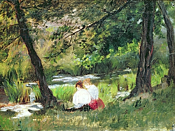 Постер Кассат Мэри (Cassatt Mary) Two Seated Women Постер Кассат Мэри (Cassatt Mary) Two Seated Women