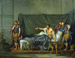 Постер Грёз Жан-Батист The Emperor Severus Rebuking his Son, Caracalla, for Wanting to Assassinate Him, 1769 Постер Грёз Жан-Батист The Emperor Severus Rebuking his Son, Caracalla, for Wanting to Assassinate Him, 1769