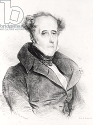 Постер Деверия Ашиль Francois-Rene, Vicomte de Chateaubriand, engraved by Lemercier Постер Деверия Ашиль Francois-Rene, Vicomte de Chateaubriand, engraved by Lemercier