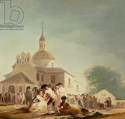 Постер Гойя Франсиско (Francisco de Goya) The Hermitage of San Isidro, Madrid, 1788 Постер Гойя Франсиско (Francisco de Goya) The Hermitage of San Isidro, Madrid, 1788
