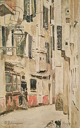 Постер Либерман Макс Venetian Street, 1878 Постер Либерман Макс Venetian Street, 1878