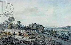 Постер Констебль Джон (John Constable) The Valley of the Stour, looking towards East Bergholt, 1880 Постер Констебль Джон (John Constable) The Valley of the Stour, looking towards East Bergholt, 1880