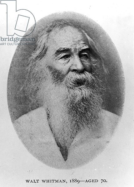 Walt Whitman, photographed in 1889