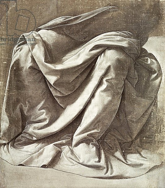 Drapery study for a Seated Figure, c.1475-80