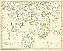 Постер Россия в Европе, часть VIII: Подолье, Бессарабия, Херсон, Екатеринослав, Таврида, Крым, 1835 г.