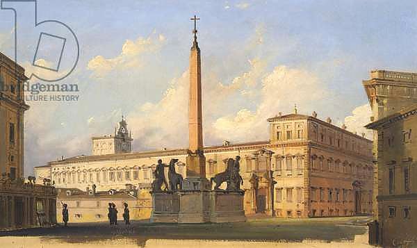 Piazza del Quirinale, 1847