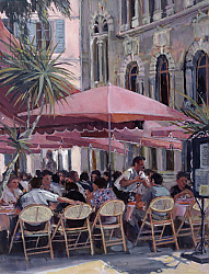 Постер Лоундс Розмари (совр) Lunch in the Shade, Monte Carlo Постер Лоундс Розмари (совр) Lunch in the Shade, Monte Carlo