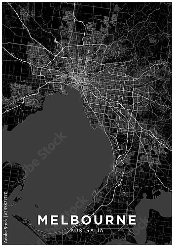 Темная карта Мельбурна