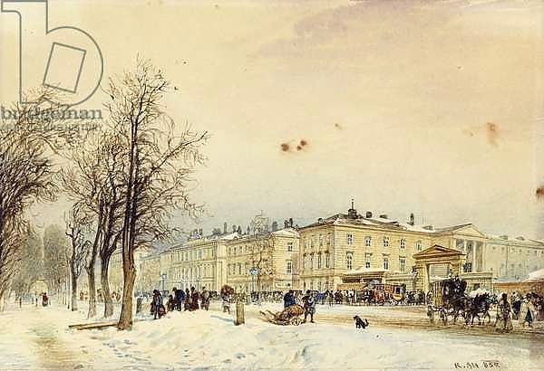 The North Station, Vienna; Der Nordbahnhof, Wien, 1852