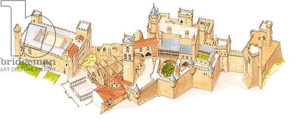 Olite Castle. Navarra, Spain