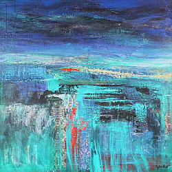 Постер Пауль Сильвия (совр) Sapphire Sky and Turquoise Sea Постер Пауль Сильвия (совр) Sapphire Sky and Turquoise Sea