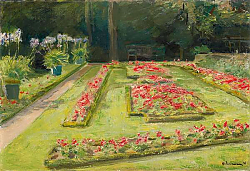 Постер Либерман Макс The Flower Terrace in the Wannsee Garden, 1921 Постер Либерман Макс The Flower Terrace in the Wannsee Garden, 1921
