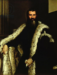 Постер Веронезе Паоло Portrait of a Man in a Fur Coat, c.1566 Постер Веронезе Паоло Portrait of a Man in a Fur Coat, c.1566
