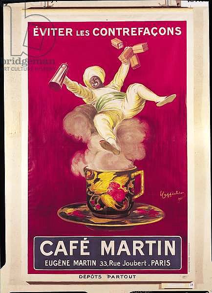 Poster advertising 'Cafe Martin', 1921