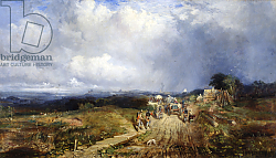 Постер Бау Самуэль Baggage Wagons Approaching Carlisle, 1849 Постер Бау Самуэль Baggage Wagons Approaching Carlisle, 1849