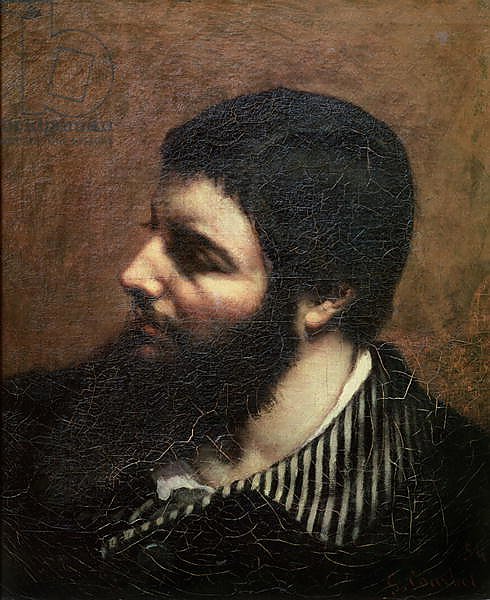 Self Portrait with Striped Collar