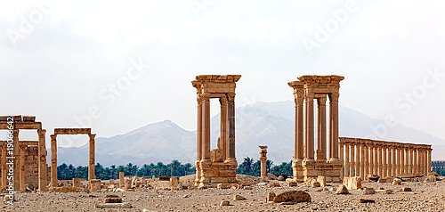 Пальмира, Сирия. Руины древнего храма
