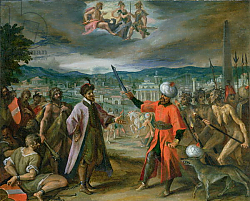 Постер Аахен Йоханн Allegory of the Turkish Wars: The Declaration of War at Constantinople, 1603-4 Постер Аахен Йоханн Allegory of the Turkish Wars: The Declaration of War at Constantinople, 1603-4