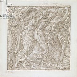 Постер Берне-Джонс Эдвард No.1183-5 The Burning of the Ships, illustration for Virgil's `Aeneid`, 1874 Постер Берне-Джонс Эдвард No.1183-5 The Burning of the Ships, illustration for Virgil's `Aeneid`, 1874