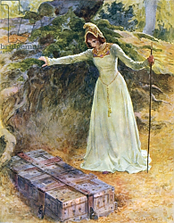 Постер Маргетсон Уильям The princess came to the iron chest Постер Маргетсон Уильям The princess came to the iron chest