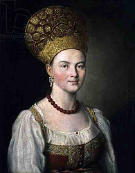 Постер Аргунов Иван Peasant Woman in Russian Costume, 1784 Постер Аргунов Иван Peasant Woman in Russian Costume, 1784