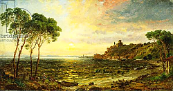Постер Кропси Джаспер Sunset over Lake Thrasemine, 1887 Постер Кропси Джаспер Sunset over Lake Thrasemine, 1887