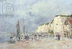 Постер Буден Эжен (Eugene Boudin) The Cliffs at Dieppe and the 'Petit Paris' Постер Буден Эжен (Eugene Boudin) The Cliffs at Dieppe and the 'Petit Paris'