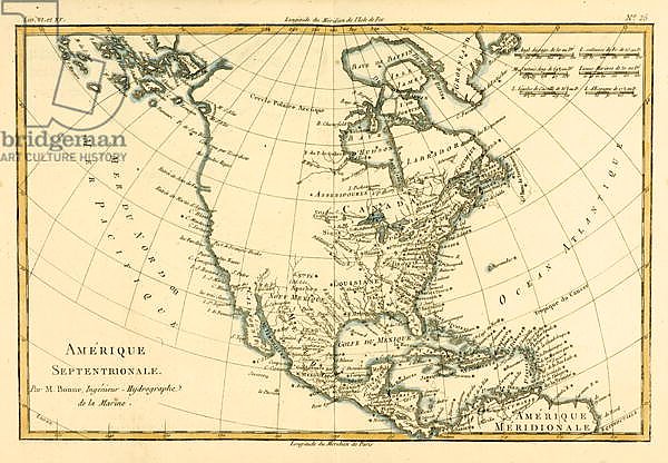 North America, 1780